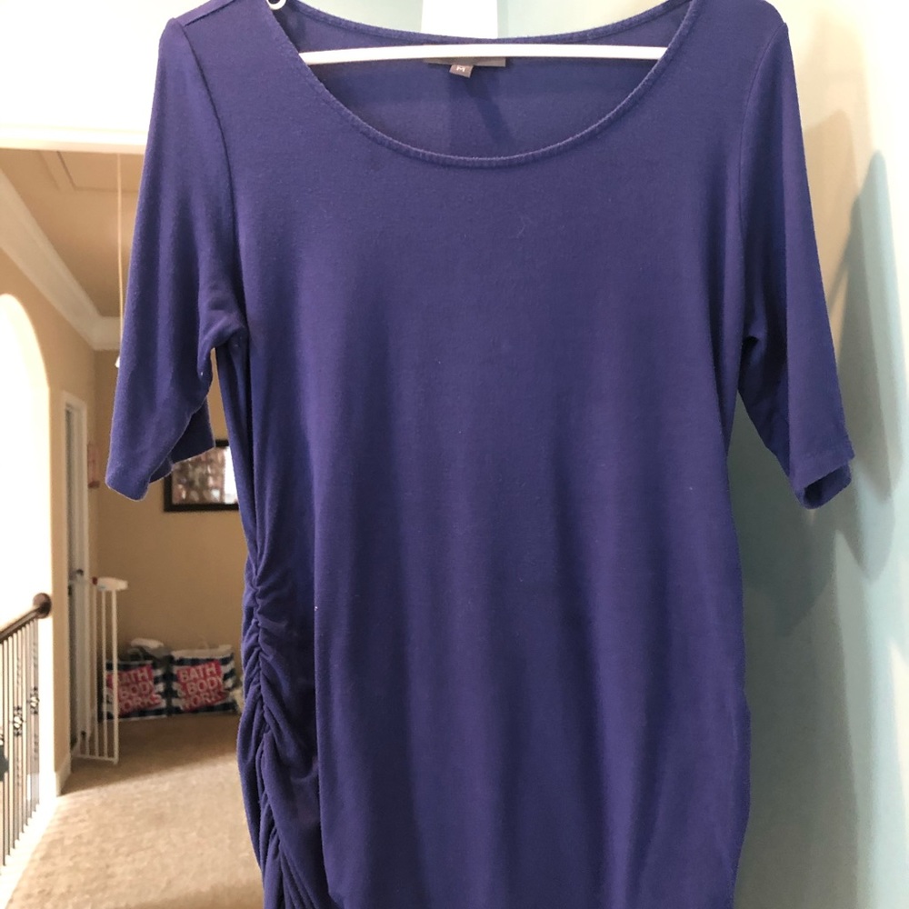 Pea in the pod blue shirt